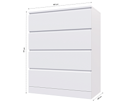 Изображение товара Комод Мальм 16 white ИКЕА (IKEA) на сайте adeta.ru