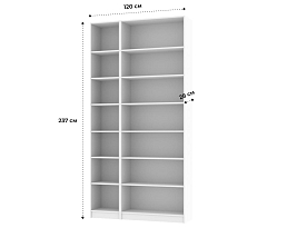 Изображение товара Стеллаж Билли 111 white ИКЕА (IKEA) на сайте adeta.ru