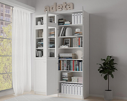 Изображение товара Книжный шкаф Билли 394 white ИКЕА (IKEA) на сайте adeta.ru