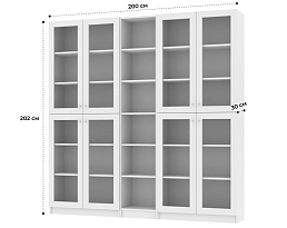 Изображение товара Книжный шкаф Билли 346 white ИКЕА (IKEA) на сайте adeta.ru